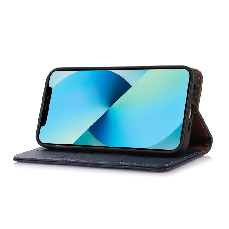 For Nokia X100 KHAZNEH Nappa Top Layer Cowhide Leather Phone Case(Blue) - Nokia Cases by PMC TechLife | Online Shopping South Africa | PMC TechLife | Buy Now Pay Later Mobicred