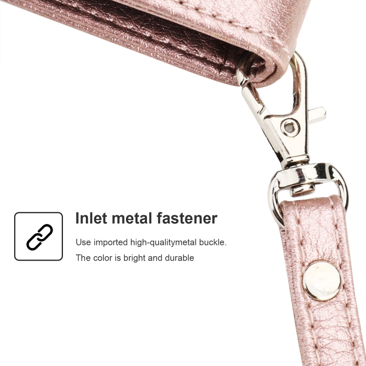 For Huawei Mate 30 Microfiber Zipper Horizontal Flip Leather Case(Rose Gold) - Huawei Cases by PMC TechLife | Online Shopping South Africa | PMC TechLife | Buy Now Pay Later Mobicred