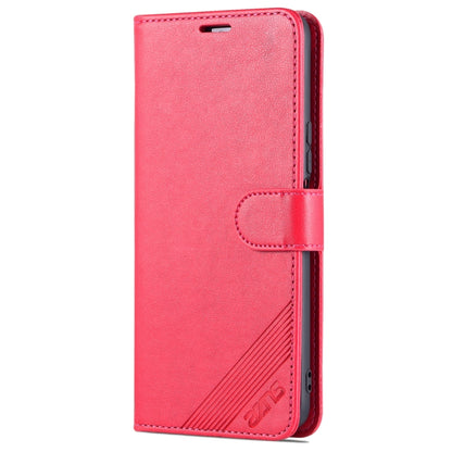 For U-Magic Enjoy 50 Plus AZNS Sheepskin Texture Flip Leather Phone Case(Red) - More Brand by AZNS | Online Shopping South Africa | PMC Jewellery | Buy Now Pay Later Mobicred