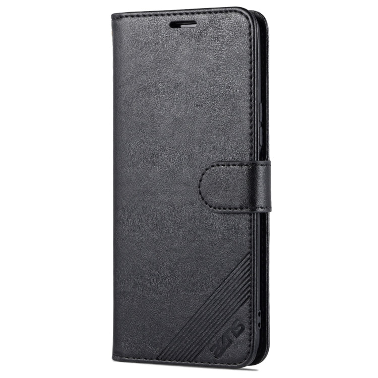 For U-Magic Enjoy 50 Plus AZNS Sheepskin Texture Flip Leather Phone Case(Black) - More Brand by AZNS | Online Shopping South Africa | PMC Jewellery | Buy Now Pay Later Mobicred