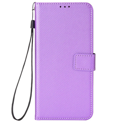 For Ulefone Power Armor 14 / 14 Pro Diamond Texture Leather Phone Case(Purple) - Ulefone Cases by PMC Jewellery | Online Shopping South Africa | PMC Jewellery | Buy Now Pay Later Mobicred