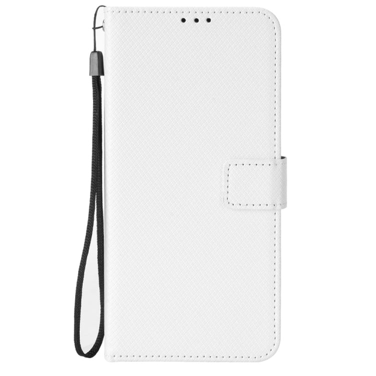 For Ulefone Armor X10 / X10 Pro Diamond Texture Leather Phone Case(White) - Ulefone Cases by PMC Jewellery | Online Shopping South Africa | PMC Jewellery | Buy Now Pay Later Mobicred
