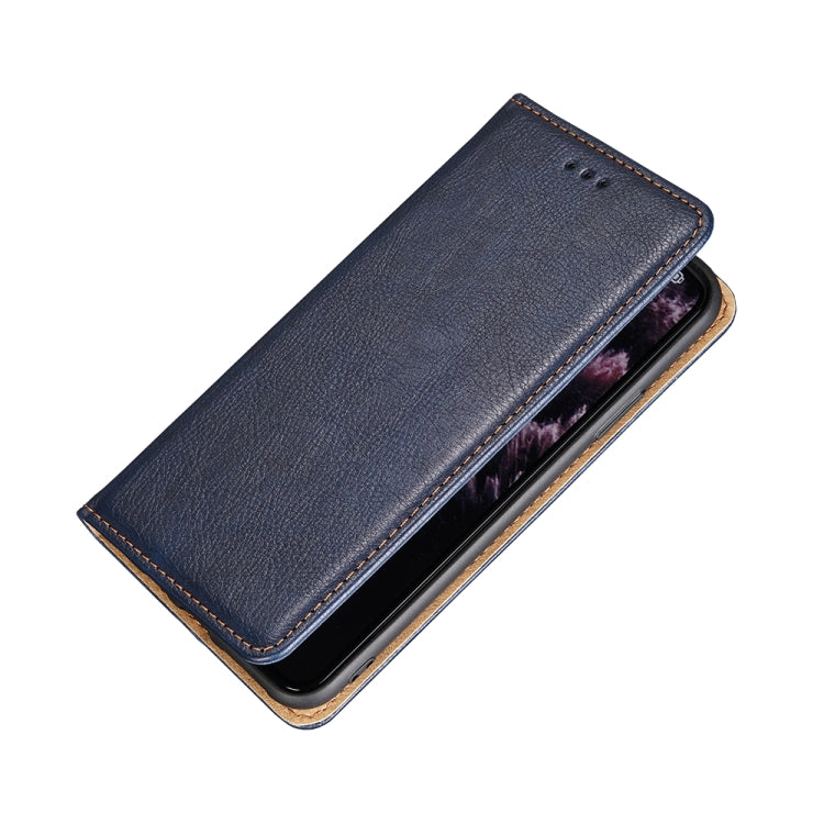 For Blackview A55 Pure Color Magnetic Leather Phone Case(Blue) - More Brand by PMC Jewellery | Online Shopping South Africa | PMC Jewellery | Buy Now Pay Later Mobicred
