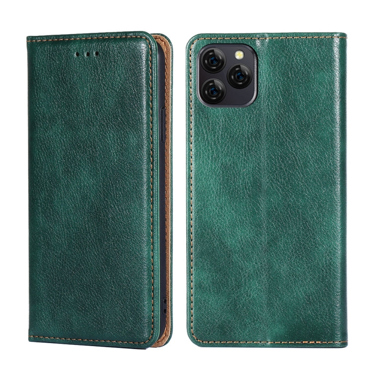 For Blackview A95 Pure Color Magnetic Leather Phone Case(Green) - More Brand by PMC Jewellery | Online Shopping South Africa | PMC Jewellery | Buy Now Pay Later Mobicred