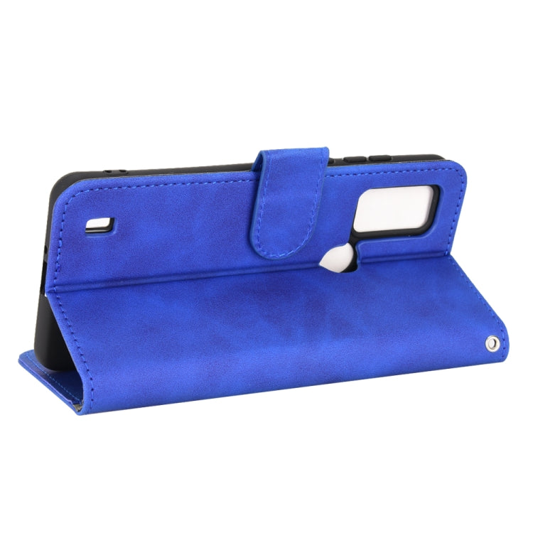 For Blackview A50 Skin Feel Magnetic Flip Leather Phone Case(Blue) - More Brand by PMC Jewellery | Online Shopping South Africa | PMC Jewellery | Buy Now Pay Later Mobicred