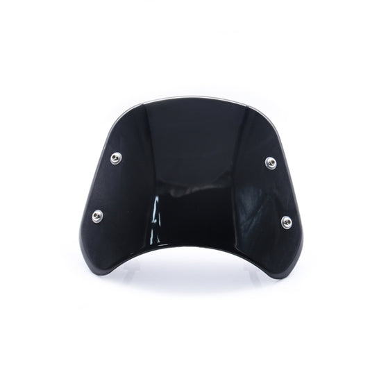 DF016-C Motorcycle Front Windshield for Benelli Leoncino Trail 500(Black) - Others by PMC Jewellery | Online Shopping South Africa | PMC Jewellery | Buy Now Pay Later Mobicred