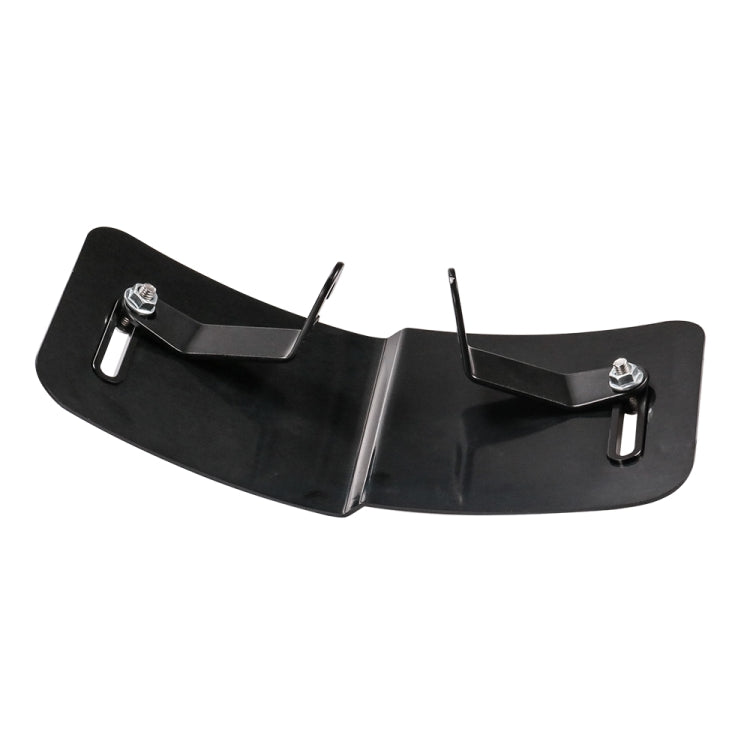 HP-DF018 Motorcycle Aluminum Alloy Front Windshield for Honda CB650R(Black) - free shipping - PMC TechLife - Order now!