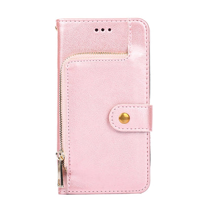 For Blackview A95 Zipper Bag Leather Phone Case(Rose Gold) - More Brand by PMC Jewellery | Online Shopping South Africa | PMC Jewellery | Buy Now Pay Later Mobicred