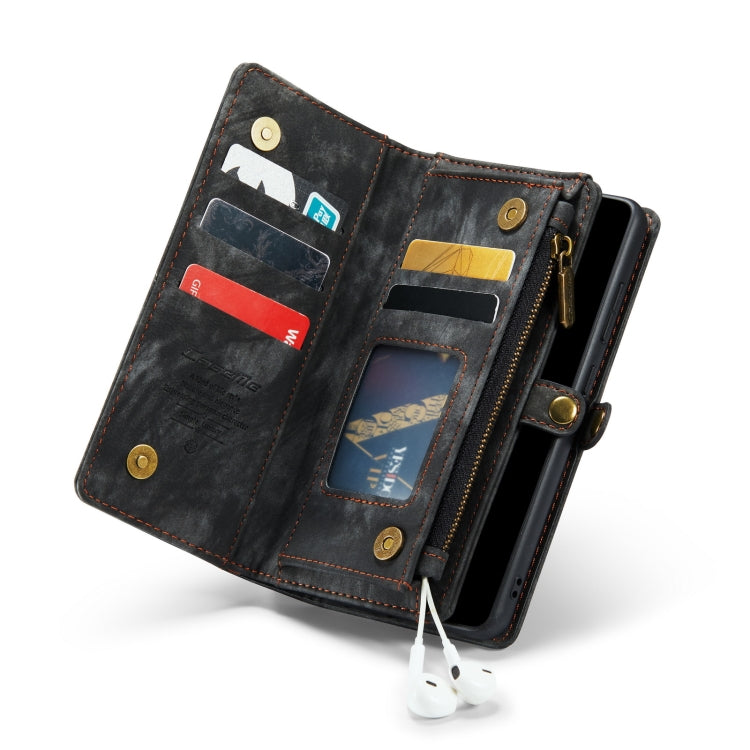 For Galaxy S20 Ultra CaseMe Detachable Multifunctional Horizontal Flip Leather Case, with Card Slot & Holder & Zipper Wallet & Photo Frame(Black) - Galaxy Phone Cases by CaseMe | Online Shopping South Africa | PMC Jewellery | Buy Now Pay Later Mobicred