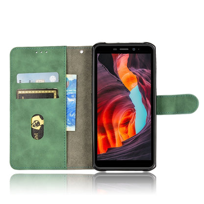 For Ulefone Armor X10 Skin Feel Magnetic Flip Leather Phone Case(Green) - Ulefone Cases by PMC Jewellery | Online Shopping South Africa | PMC Jewellery | Buy Now Pay Later Mobicred