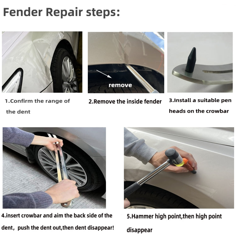 N6 96 in 1 Car Paintless Dent Removal Fender Damage Repair Puller Lifter, Plug Type:US Plug - Sheet Metal Tools by PMC TechLife | Online Shopping South Africa | PMC TechLife | Buy Now Pay Later Mobicred