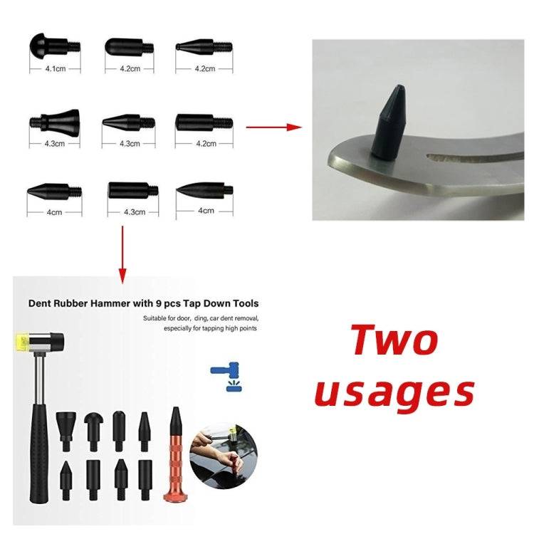 N10 117 in 1 Car Paintless Dent Removal Fender Damage Repair Puller Lifter, Plug Type:EU Plug - Sheet Metal Tools by PMC TechLife | Online Shopping South Africa | PMC TechLife | Buy Now Pay Later Mobicred