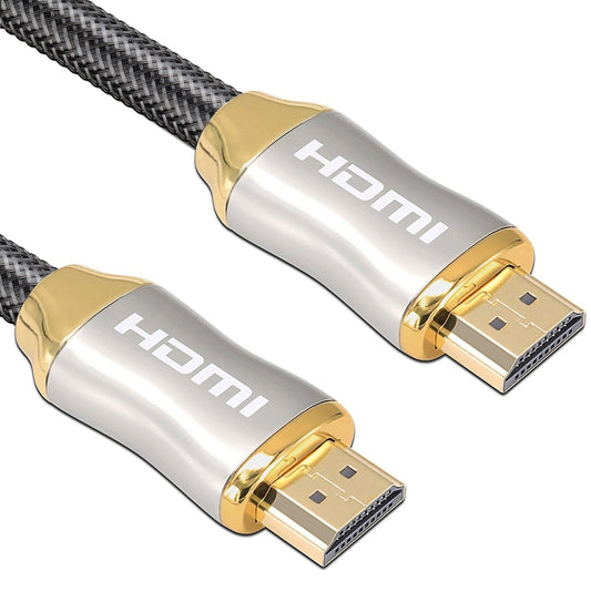 For HDMI 2.1 2m  HD 8K PS4 Cable 4K2K 144Hz Projector Notebook Set-Top Box Cable(Golden) - Cable by PMC Jewellery | Online Shopping South Africa | PMC Jewellery | Buy Now Pay Later Mobicred