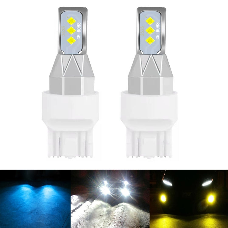 1 Pair 7440 DC 12V-24V 12W 1800LM Car LED Fog Light(Yellow Light) - Fog / Driving Lights by PMC Jewellery | Online Shopping South Africa | PMC Jewellery | Buy Now Pay Later Mobicred