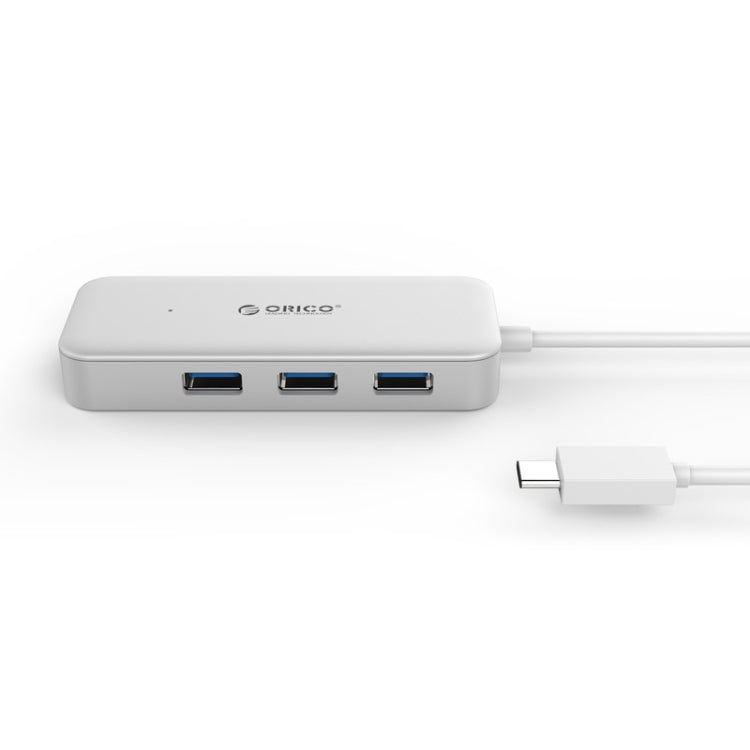 ORICO TC4U-U3 Type-C to USB 3.0 4-Port USB 3.0 Expansion HUB(Silver) - USB HUB by ORICO | Online Shopping South Africa | PMC Jewellery | Buy Now Pay Later Mobicred