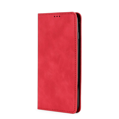 For DOOGEE X96 Pro Skin Feel Magnetic Horizontal Flip Leather Phone Case(Red) - More Brand by PMC Jewellery | Online Shopping South Africa | PMC Jewellery | Buy Now Pay Later Mobicred