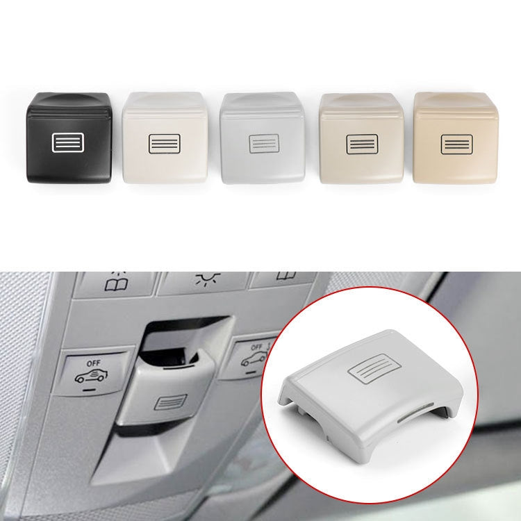 Car Sunroof Window Switch Button for Mercedes-Benz W204 / W212, Left Driving(Deerskin Beige) - Car Switches by PMC Jewellery | Online Shopping South Africa | PMC Jewellery | Buy Now Pay Later Mobicred