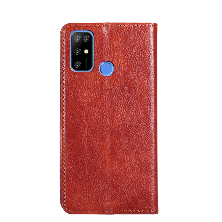 For DOOGEE X96 Pro Gloss Oil Solid Color Magnetic Leather Phone Case(Brown) - Doogee Cases by PMC Jewellery | Online Shopping South Africa | PMC Jewellery | Buy Now Pay Later Mobicred