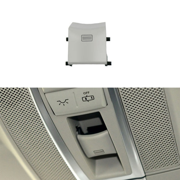 Car Dome Light Button Sunroof Window Switch Button for Mercedes-Benz W166 / W292 2012-, Left Driving, Style:Convex(Grey White) - Car Switches by PMC Jewellery | Online Shopping South Africa | PMC Jewellery | Buy Now Pay Later Mobicred