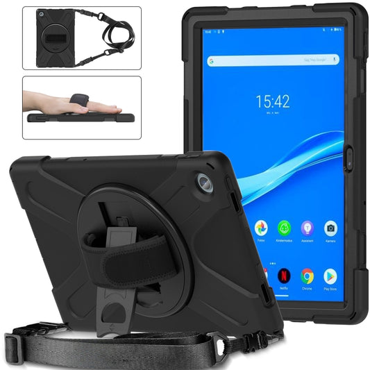 For Lenovo Tab M10 Plus 10.6 3rd Gen 2022 Silicone + PC Protective Tablet Case(Black) - Lenovo by PMC Jewellery | Online Shopping South Africa | PMC Jewellery | Buy Now Pay Later Mobicred