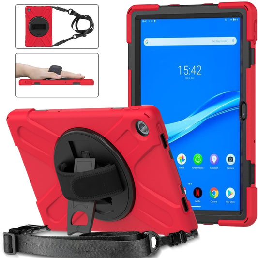 For Lenovo Tab M10 Plus 10.6 3rd Gen 2022 Silicone + PC Protective Tablet Case(Red) - Lenovo by PMC Jewellery | Online Shopping South Africa | PMC Jewellery | Buy Now Pay Later Mobicred