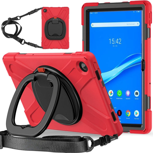 For Lenovo Tab M10 Plus 10.6 3rd Gen 2022 Silicone + PC Protective Tablet Case(Red) - Lenovo by PMC Jewellery | Online Shopping South Africa | PMC Jewellery | Buy Now Pay Later Mobicred