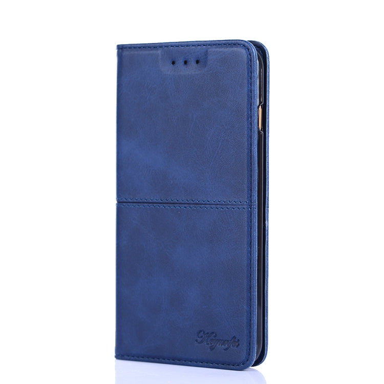 For Doogee X96 Pro Cow Texture Magnetic Horizontal Flip Leather Phone Case(Blue) - Doogee Cases by PMC Jewellery | Online Shopping South Africa | PMC Jewellery | Buy Now Pay Later Mobicred