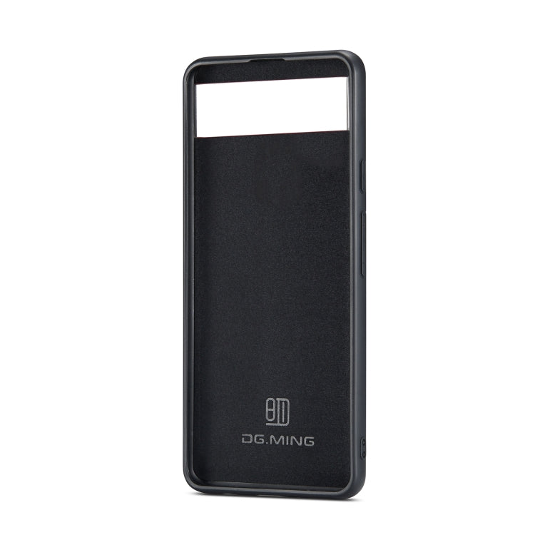 For Google Pixel 6A DG.MING M1 Series 3-Fold Multi Card Wallet + Magnetic Phone Case(Coffee) - free shipping - PMC TechLife - Order now!