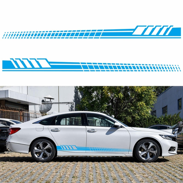 2 PCS/Set D-707 Striped Totem Pattern Car Modified Decorative Sticker(Blue) - Decorative Sticker by PMC Jewellery | Online Shopping South Africa | PMC Jewellery | Buy Now Pay Later Mobicred