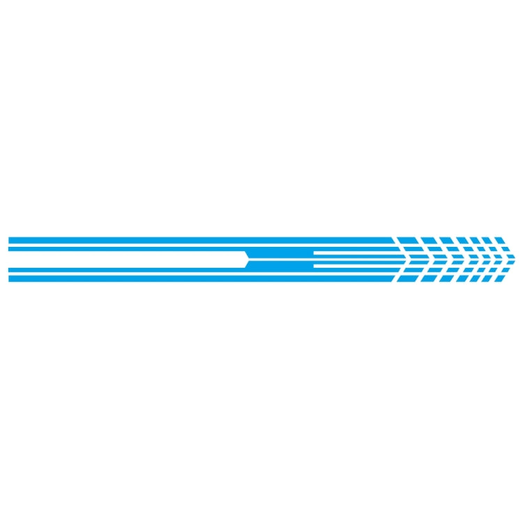 D-730 Stripe Pattern Car Modified Decorative Sticker(Blue) - Decorative Sticker by PMC Jewellery | Online Shopping South Africa | PMC Jewellery | Buy Now Pay Later Mobicred