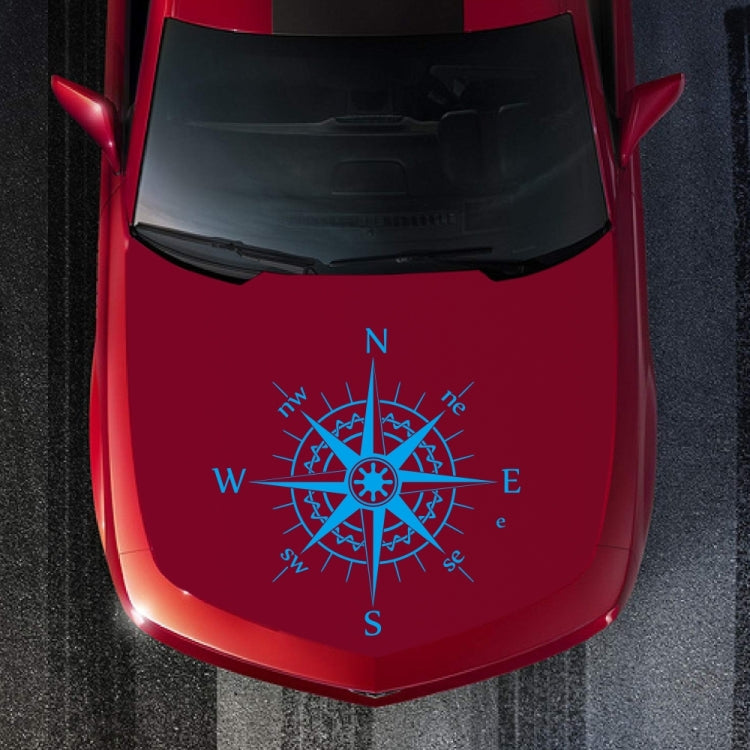 D-863 Compass Pattern Car Modified Decorative Sticker(Blue) - Decorative Sticker by PMC TechLife | Online Shopping South Africa | PMC TechLife | Buy Now Pay Later Mobicred