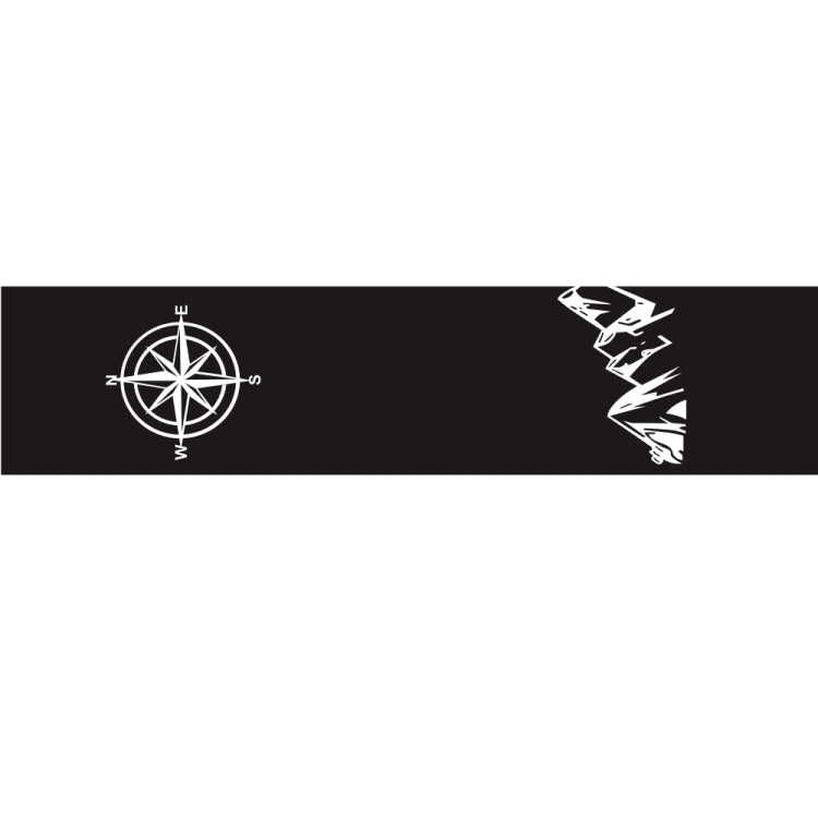 D-864 Compass Pattern Car Modified Decorative Sticker(Black) - Decorative Sticker by PMC TechLife | Online Shopping South Africa | PMC TechLife | Buy Now Pay Later Mobicred
