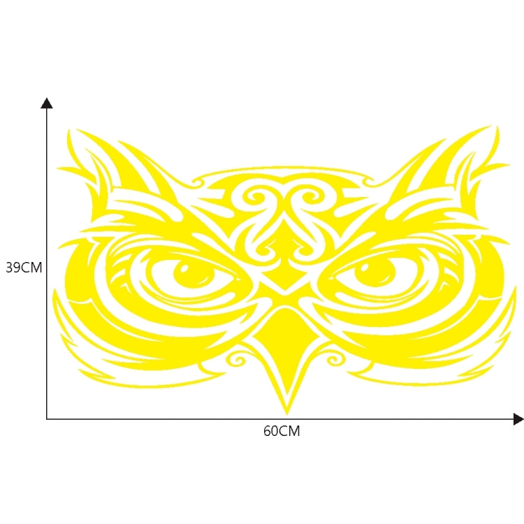 D-921 Eagle Totem Pattern Car Modified Decorative Sticker(Yellow) - Decorative Sticker by PMC Jewellery | Online Shopping South Africa | PMC Jewellery | Buy Now Pay Later Mobicred