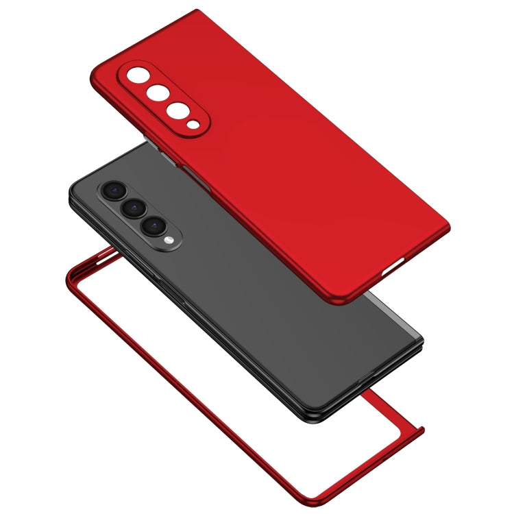 For Samsung Galaxy Z Fold4 Armor Foldable Phone Case(Red) - Galaxy Z Fold4 5G Cases by PMC Jewellery | Online Shopping South Africa | PMC Jewellery