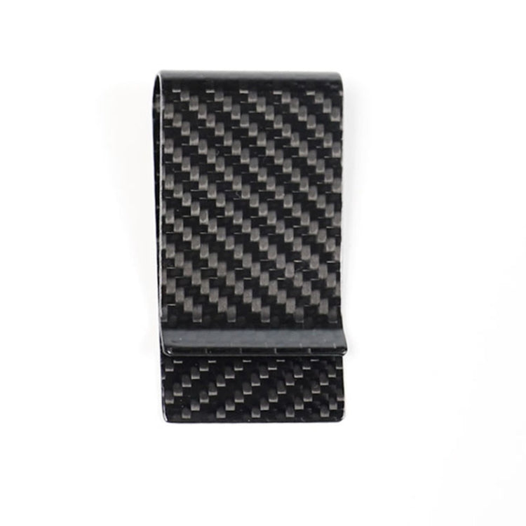 Car Carbon Fiber Card Holder Wallet Credit Card Clip(Polished) - Sunglasses & Glasses Clips by PMC Jewellery | Online Shopping South Africa | PMC Jewellery | Buy Now Pay Later Mobicred