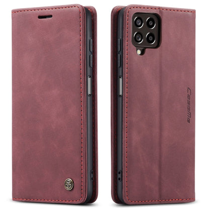 For Samsung Galaxy M33 5G CaseMe 013 Multifunctional Horizontal Flip Leather Phone Case(Wine Red) - Galaxy Phone Cases by CaseMe | Online Shopping South Africa | PMC Jewellery | Buy Now Pay Later Mobicred