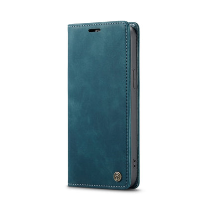 For iPhone 14 Pro CaseMe-013 Multifunctional Retro Frosted Leather Phone Case(Blue) - iPhone 14 Pro Cases by CaseMe | Online Shopping South Africa | PMC Jewellery | Buy Now Pay Later Mobicred