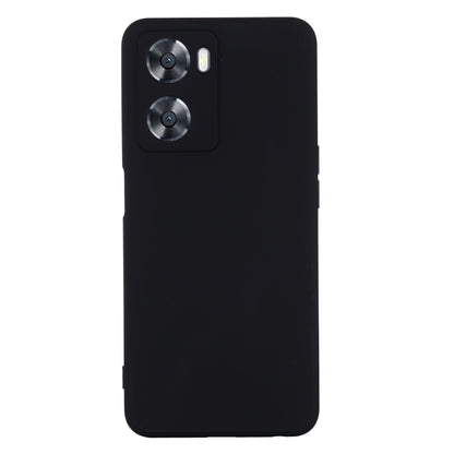 Pure Color Liquid Silicone Shockproof Phone Case for OPPO A57 4G/A77 4G/A77S 4G/A57S/A57E 4G/ OnePlus Nord N20 SE 4G(Black) - OPPO Cases by PMC Jewellery | Online Shopping South Africa | PMC Jewellery
