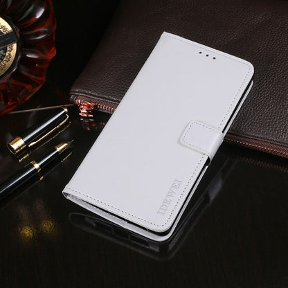 For Cubot P30 idewei Crazy Horse Texture Horizontal Flip Leather Case with Holder & Card Slots & Wallet(White) - More Brand by idewei | Online Shopping South Africa | PMC Jewellery | Buy Now Pay Later Mobicred