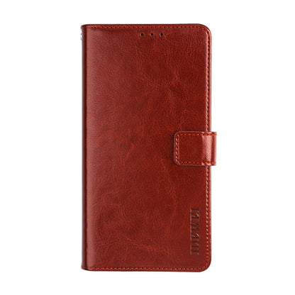 For Doogee X90 idewei Crazy Horse Texture Horizontal Flip Leather Case with Holder & Card Slots & Wallet(Brown) - More Brand by idewei | Online Shopping South Africa | PMC Jewellery | Buy Now Pay Later Mobicred