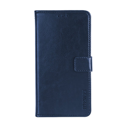 For Doogee X90 idewei Crazy Horse Texture Horizontal Flip Leather Case with Holder & Card Slots & Wallet(Dark Blue) - More Brand by idewei | Online Shopping South Africa | PMC Jewellery | Buy Now Pay Later Mobicred