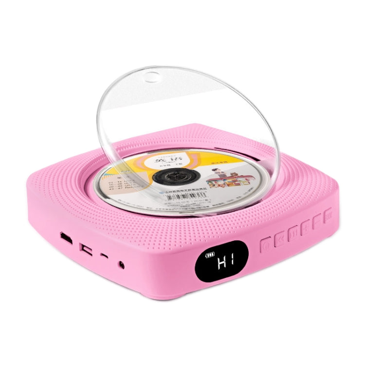 Kecag KC-609 Wall Mounted Home DVD Player Bluetooth CD Player, Specification:CD Version +Not Connected to TV + Charging Version(Pink) - free shipping - PMC Jewellery - Order now!