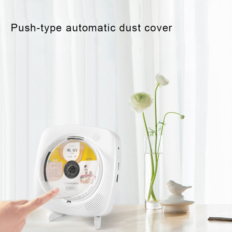 Kecag KC-609 Wall Mounted Home DVD Player Bluetooth CD Player, Specification:CD Version +Not Connected to TV + Charging Version(White) - free shipping - PMC Jewellery - Order now!