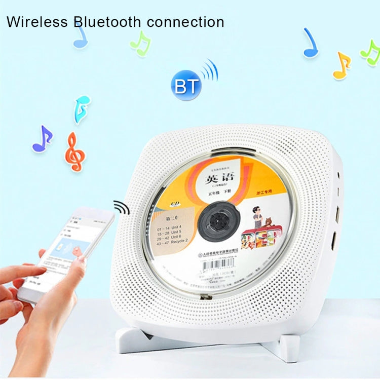 Kecag KC-609 Wall Mounted Home DVD Player Bluetooth CD Player, Specification:CD Version +Not Connected to TV + Charging Version(Pink) - free shipping - PMC Jewellery - Order now!