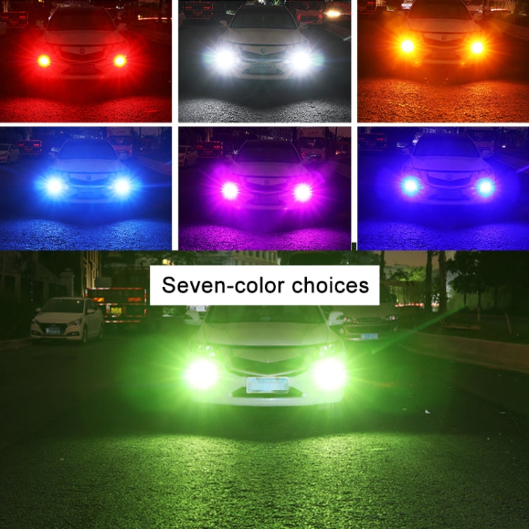 1 Pair 1156 12V 7W Continuous Car LED Fog Light(Purple Light) - Fog / Driving Lights by PMC TechLife | Online Shopping South Africa | PMC TechLife | Buy Now Pay Later Mobicred