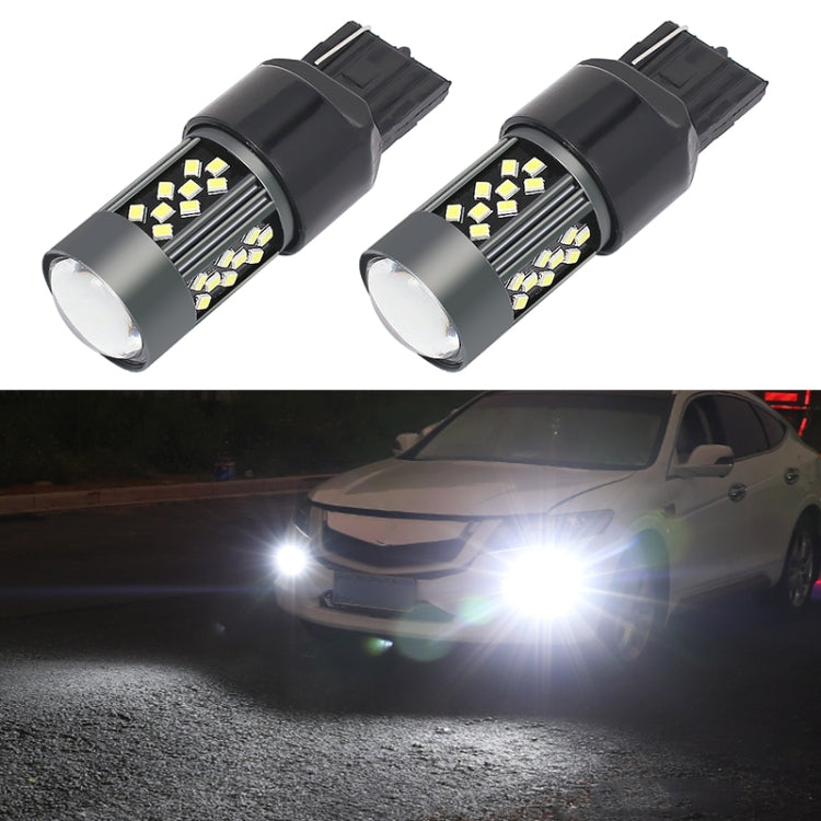 1 Pair 7443 12V 7W Continuous Car LED Fog Light(White Light) - Fog / Driving Lights by PMC Jewellery | Online Shopping South Africa | PMC Jewellery | Buy Now Pay Later Mobicred