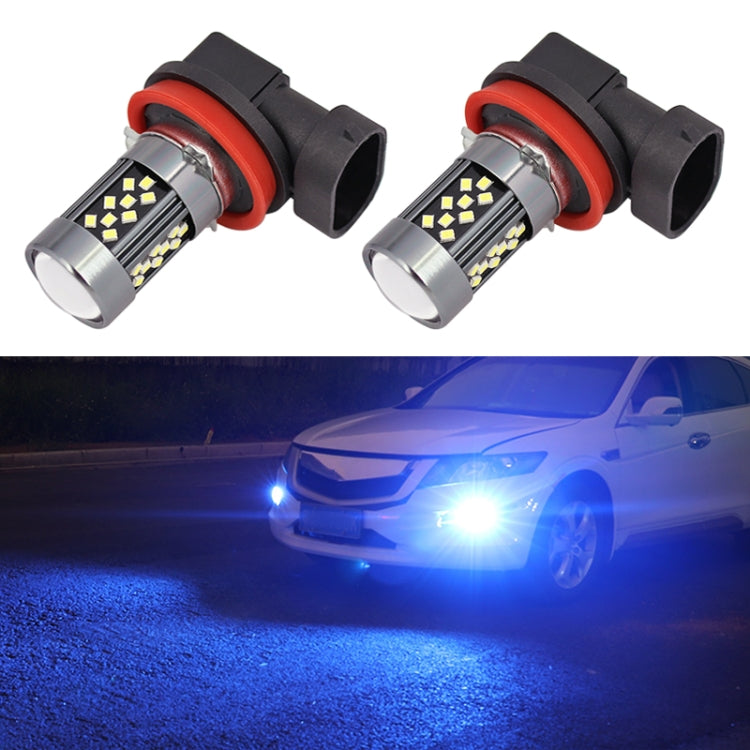 1 Pair H11 12V 7W Continuous Car LED Fog Light(Ice Blue Light) - Fog / Driving Lights by PMC Jewellery | Online Shopping South Africa | PMC Jewellery | Buy Now Pay Later Mobicred