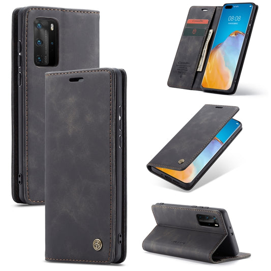 For Huawei P40 Pro CaseMe-013 Multifunctional Horizontal Flip Leather Case with Card Slot & Holder & Wallet(Black) - Huawei Cases by CaseMe | Online Shopping South Africa | PMC Jewellery | Buy Now Pay Later Mobicred