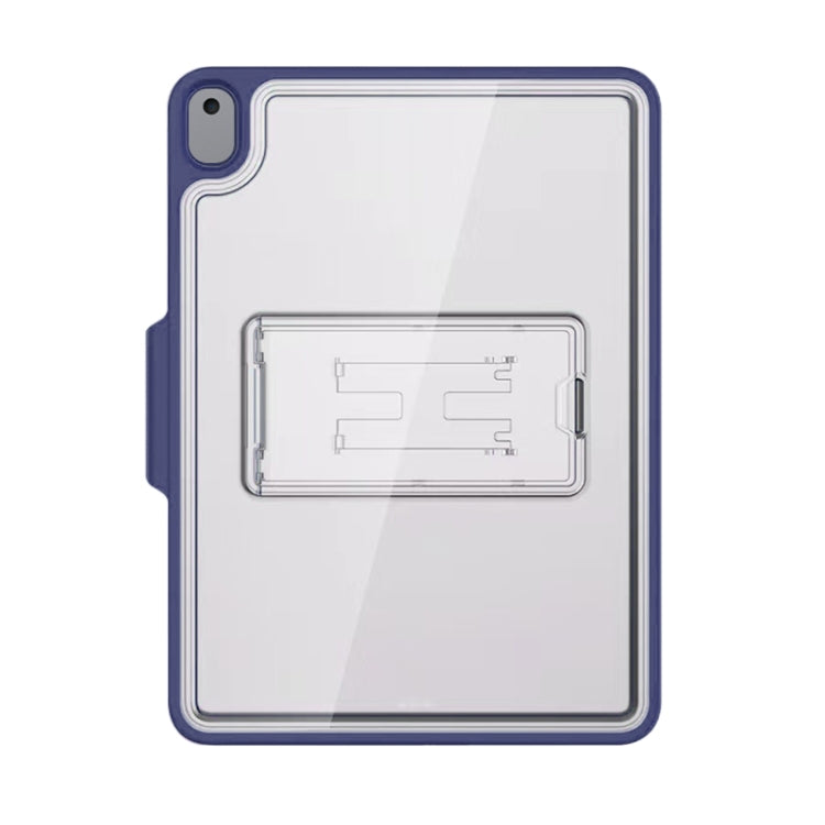 Mutural Transparent Holder Tablet Case For iPad 10.2 2021 / 2020 / 2019 / 10.5(Navy Blue) - free shipping - PMc TechLife - Order now!