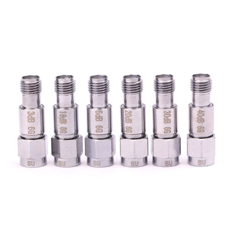60dBi SMA Attenuator DC-6GHz SMA Coaxial Fixed Connectors - Connectors by PMC Jewellery | Online Shopping South Africa | PMC Jewellery | Buy Now Pay Later Mobicred